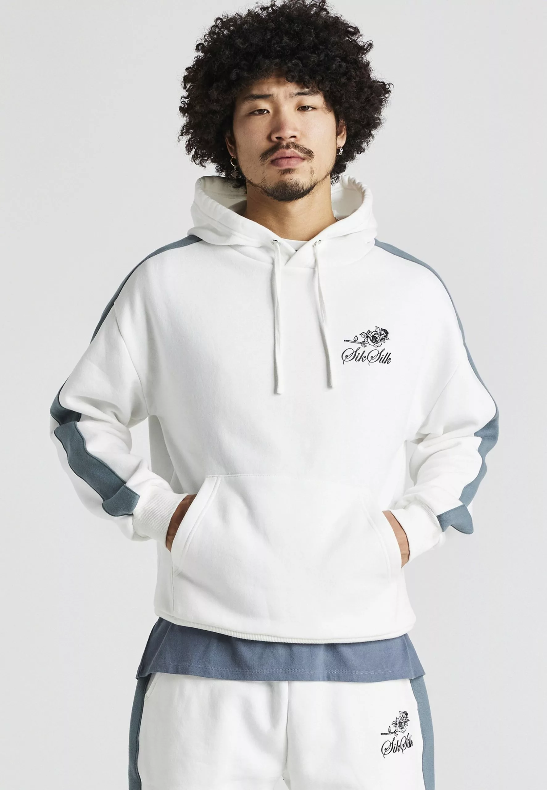 SikSilk Rose Oversized - Sweater - White 3 SikSilk Rose Oversized - Sweater - White