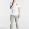 SikSilk Short Sleeve Tee - T-Shirt Basic - White -Outlet SikSilk Winkel 748cc7a40280431fad54b5cb322e2b17