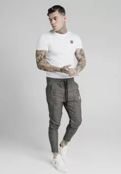 SikSilk Smart Jogger Pant - Broek - Beige Dogtooth -Outlet SikSilk Winkel 752ffb2ea03e4226965d6157137a08f9