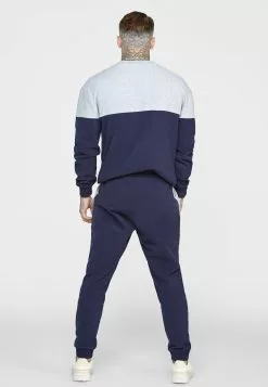 SikSilk Cut And Sew - Sweater - Navy -Outlet SikSilk Winkel 761347381d2944f9bc640988e4c19565