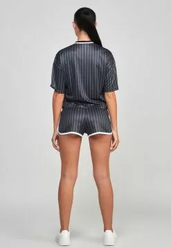 SikSilk Cropped - T-Shirt Print - Anthracite -Outlet SikSilk Winkel 76764f9feb4a4e3aaea4dcbb64db0bc3