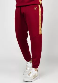 SikSilk Tape Jogger - Trainingsbroek - Burgundy