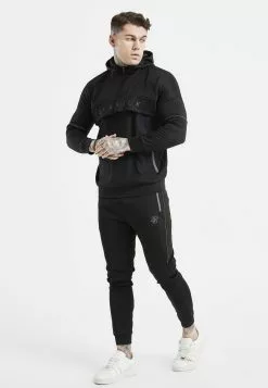 SikSilk Panelled Logo Overhead - Hoodie - Black 11 SikSilk Panelled Logo Overhead - Hoodie - Black -Outlet SikSilk Winkel 787e43582c0d40d49ebb02c637771120
