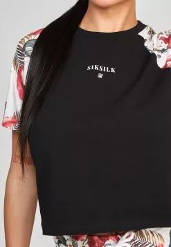 SikSilk Retro Tropics - T-Shirt Print - Black 11 SikSilk Retro Tropics - T-Shirt Print - Black -Outlet SikSilk Winkel 792a7d9866554168ad41bb30c4dd791e