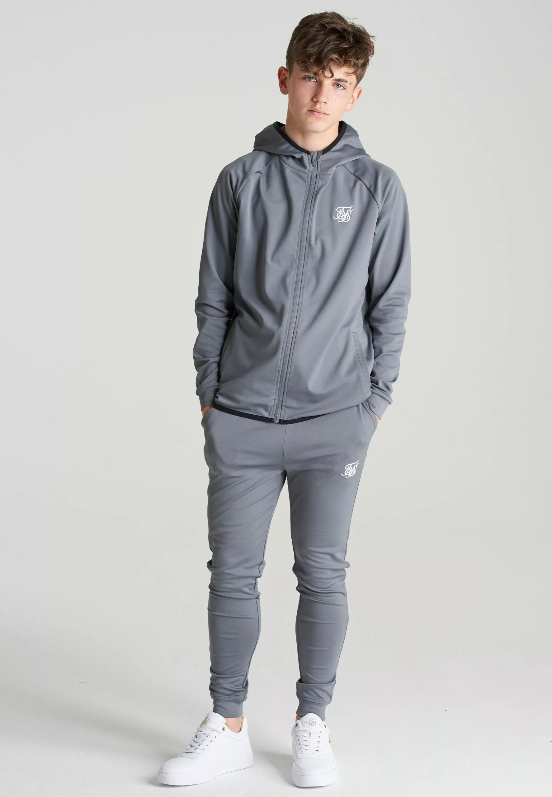 SikSilk Hoodie - Grey 3 SikSilk Hoodie - Grey