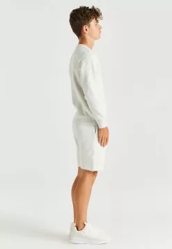 SikSilk Sweater - Snow Marl -Outlet SikSilk Winkel 7ba04545788f4cc0bfbd26034494635f