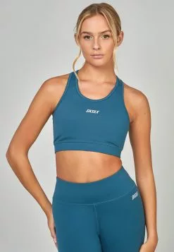 SikSilk Sports Performance Crop - Top - Teal