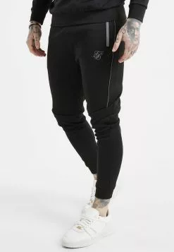 SikSilk Panelled Joggers - Trainingsbroek - Black -Outlet SikSilk Winkel 7d58e1434ea84a8bbe135379888160a0