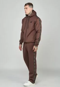 SikSilk Gold Tape Through - Sweater Met Rits - Brown -Outlet SikSilk Winkel 811aec1063094c469647f36334cd20ca