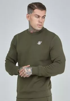 SikSilk Essential - Sweater - Khaki 10 SikSilk Essential - Sweater - Khaki -Outlet SikSilk Winkel 84d59bb647cc49eda3266ce063aa269b
