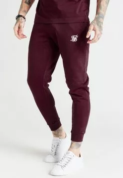 SikSilk Core Cuffed Jogger - Trainingsbroek - Burgundy