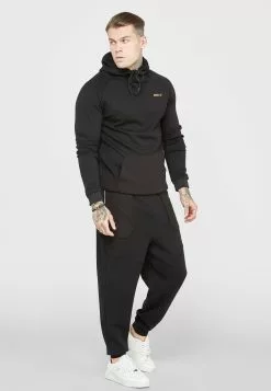 Siksilk Inject Hoodie - Sweater - Black -Outlet SikSilk Winkel 8530448be43e448599214eba489a891a
