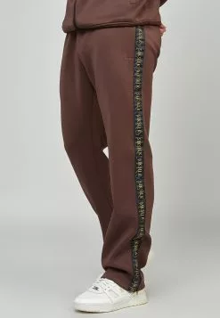 SikSilk Gold Tape Track Pant - Trainingsbroek - Brown