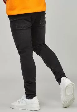 SikSilk Jeans Skinny Fit - Black -Outlet SikSilk Winkel 8a936c1883c642559a4c1c4183a96d27