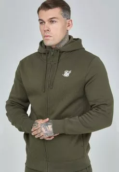 SikSilk Essential Funnel - Sweater Met Rits - Khaki 10 SikSilk Essential Funnel - Sweater Met Rits - Khaki -Outlet SikSilk Winkel 8abe1503192f43d6848e1e0ece784467