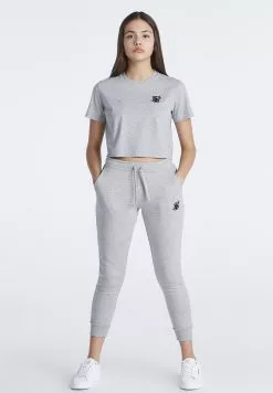 SikSilk Trainingsbroek - Grey Marl