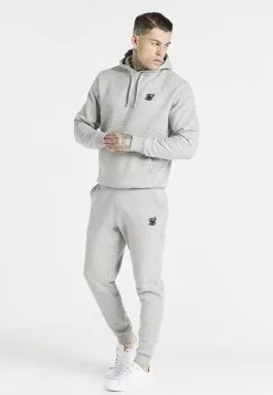 SikSilk Hoodie - Grey Marl -Outlet SikSilk Winkel 8d73a7025e5a479aa3b152bcc95b30ea