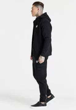 SikSilk Essential Funnel Hoodie - Sweater Met Rits - Black 10 SikSilk Essential Funnel Hoodie - Sweater Met Rits - Black -Outlet SikSilk Winkel 8d793a3f3ad943f382ca4df724382d06