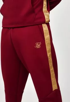 SikSilk Tape Jogger - Trainingsbroek - Burgundy -Outlet SikSilk Winkel 8fd82ba2865d48feb12e2e3caa88a823
