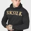 SikSilk Applique Hoodie - Hoodie - Black 1 SikSilk Applique Hoodie - Hoodie - Black -Outlet SikSilk Winkel 8fdd7fba42f54f4598b322cffae476cf
