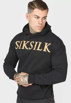 Voorkant 31 SikSilk Applique Hoodie - Hoodie - Black