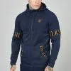 SikSilk Dynmic Zip Through- Sweater Met Rits - Navy 1 SikSilk Dynmic Zip Through- Sweater Met Rits - Navy -Outlet SikSilk Winkel 90bc49ee28454c6c91087ccc419eaa31