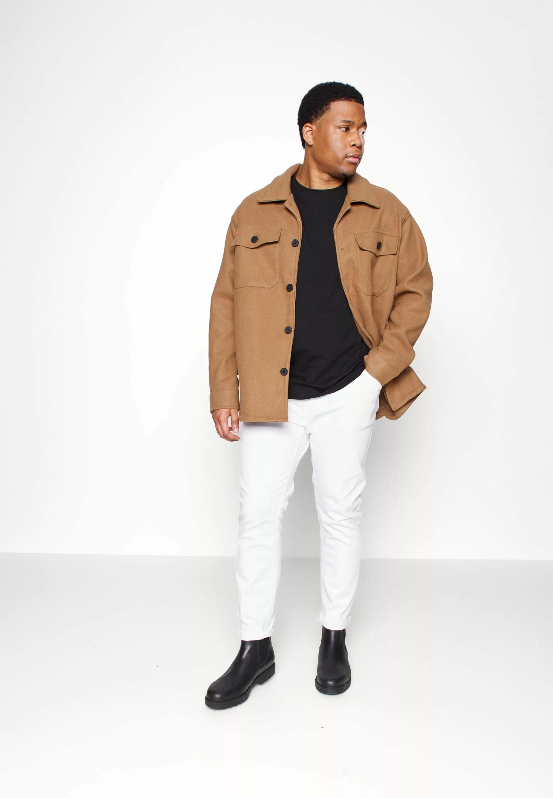 SikSilk Xtended Gym Tee - T-Shirt Basic - Black 4 SikSilk Xtended Gym Tee - T-Shirt Basic - Black - Afbeelding 2