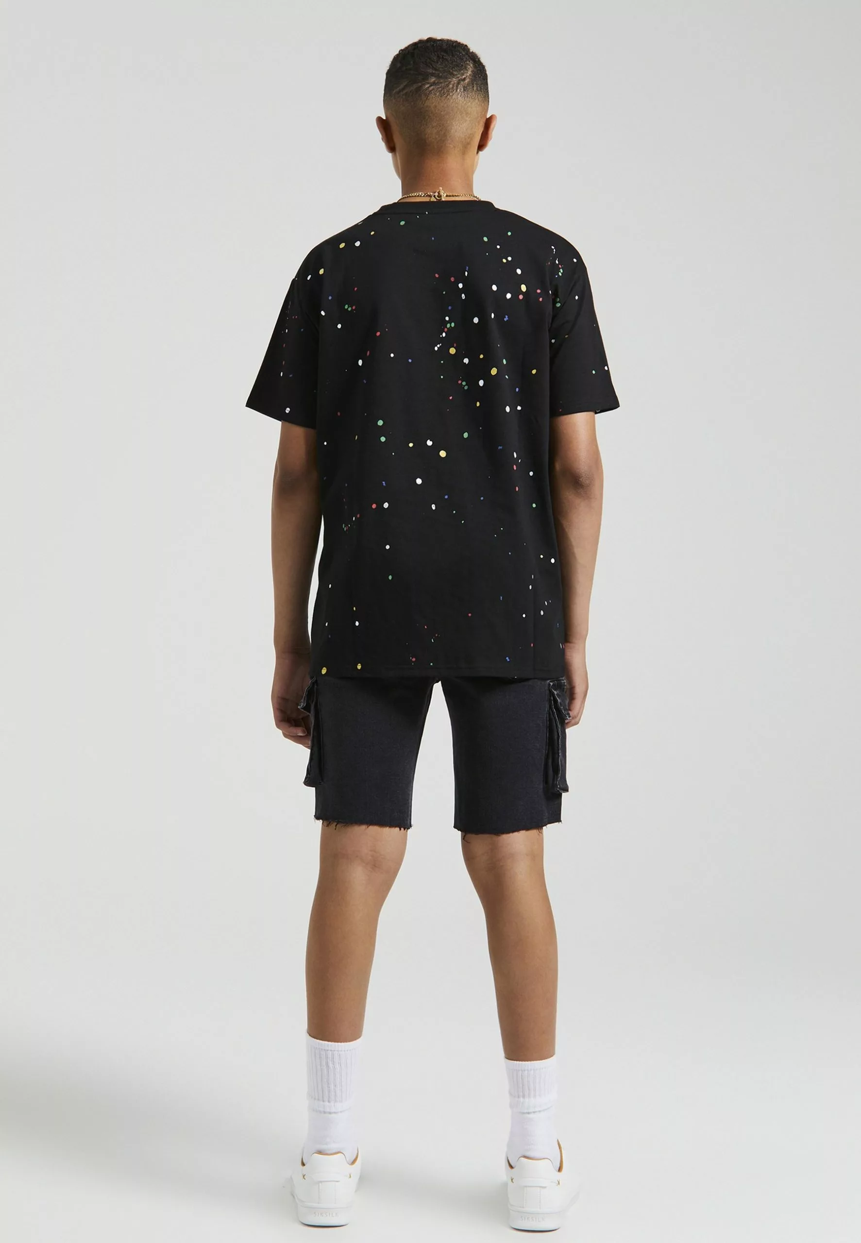 SikSilk T-Shirt Print - Black 5 SikSilk T-Shirt Print - Black - Afbeelding 3