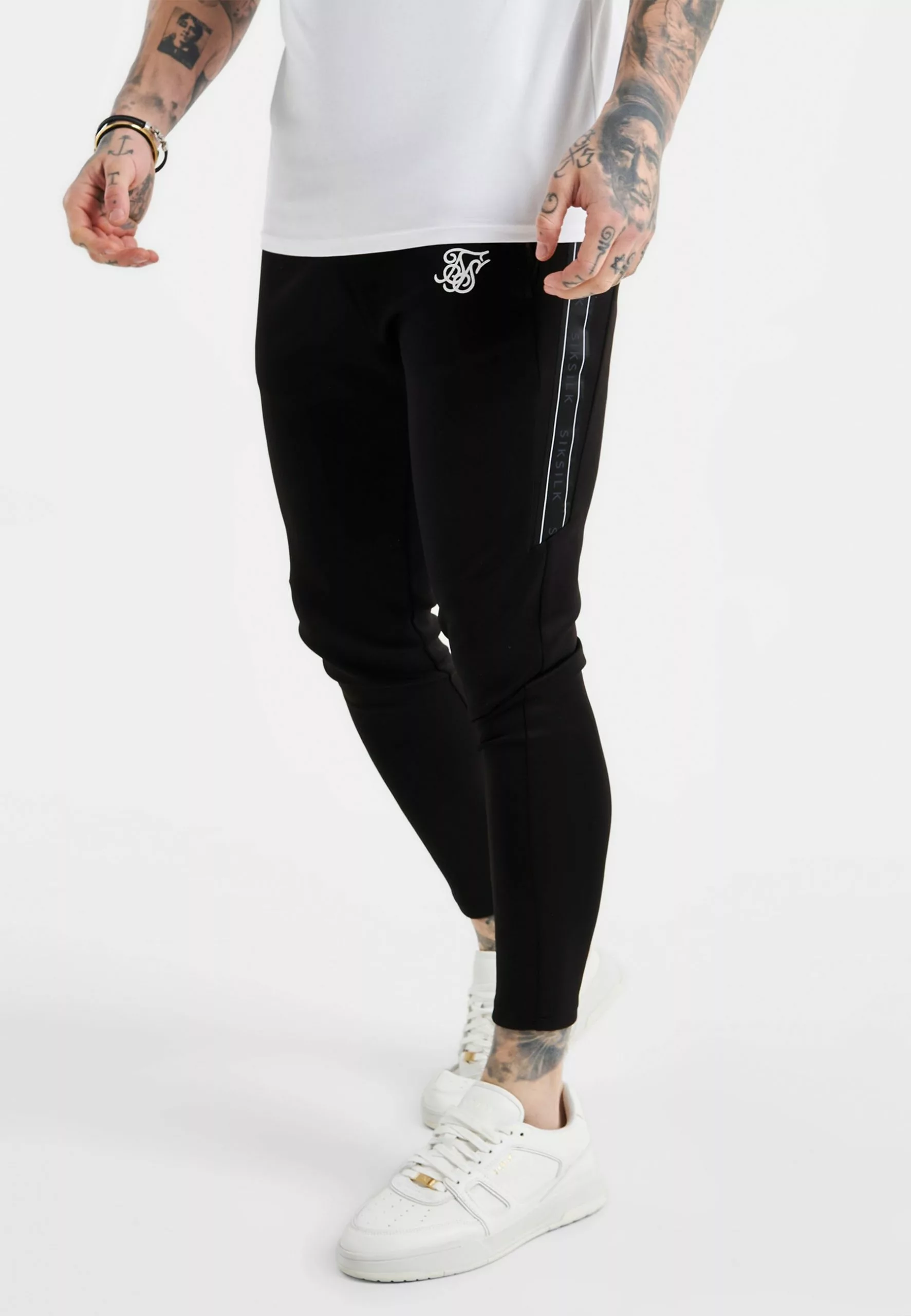 SikSilk Taped- Trainingsbroek - Black 3 SikSilk Taped- Trainingsbroek - Black