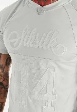 SikSilk Stretch Sports - T-Shirt Print - Grey 11 SikSilk Stretch Sports - T-Shirt Print - Grey -Outlet SikSilk Winkel 91488659aaae4647ab8d04c54d82b7a8