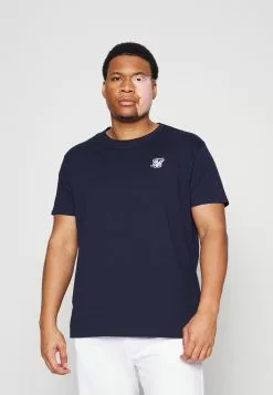 SikSilk Extended Gym Tee - T-Shirt Basic - Navy