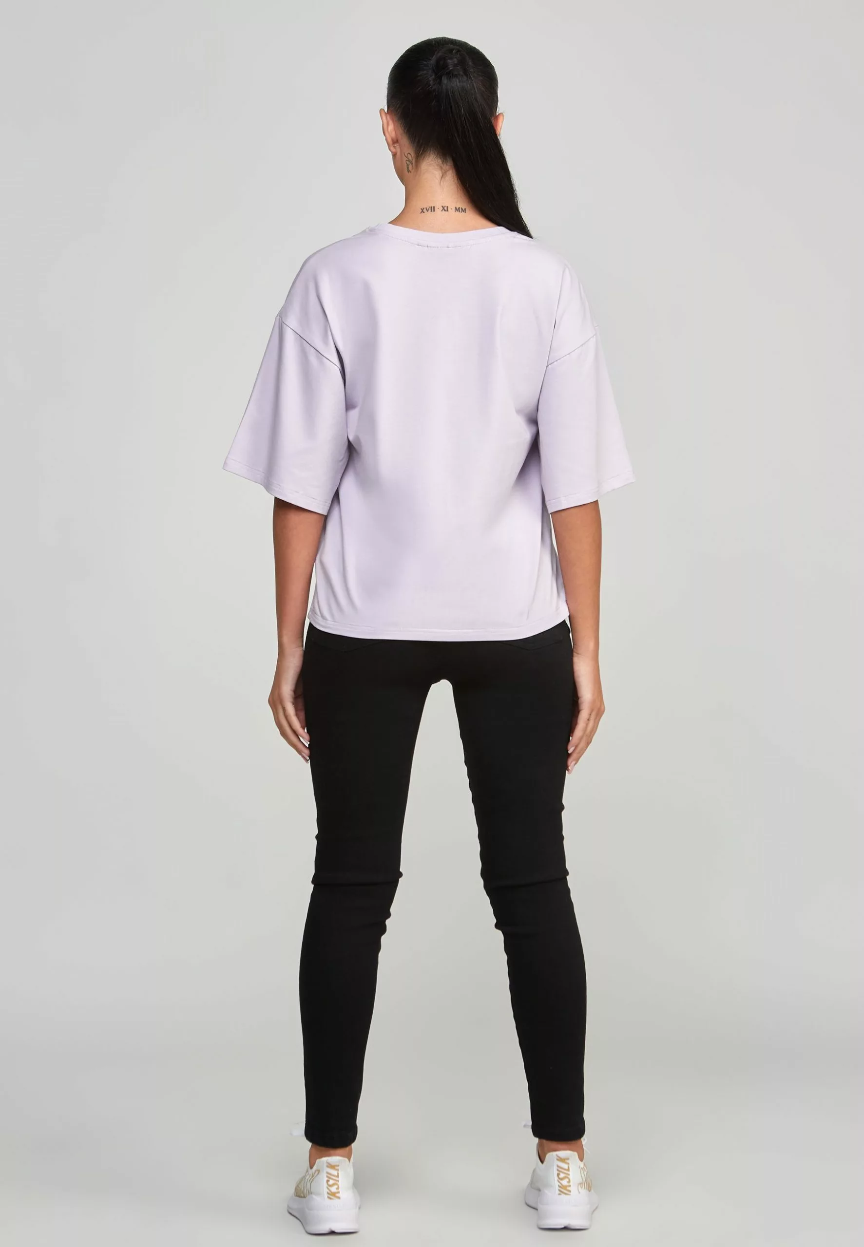 SikSilk Applique Logo - T-Shirt Print - Purple 5 SikSilk Applique Logo - T-Shirt Print - Purple - Afbeelding 3