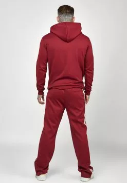 SikSilk Hoodie With Gothic Side Tape - Longsleeve - Burgundy 10 SikSilk Hoodie With Gothic Side Tape - Longsleeve - Burgundy -Outlet SikSilk Winkel 97584bc4d4dc4f0c99be0f736787bef1