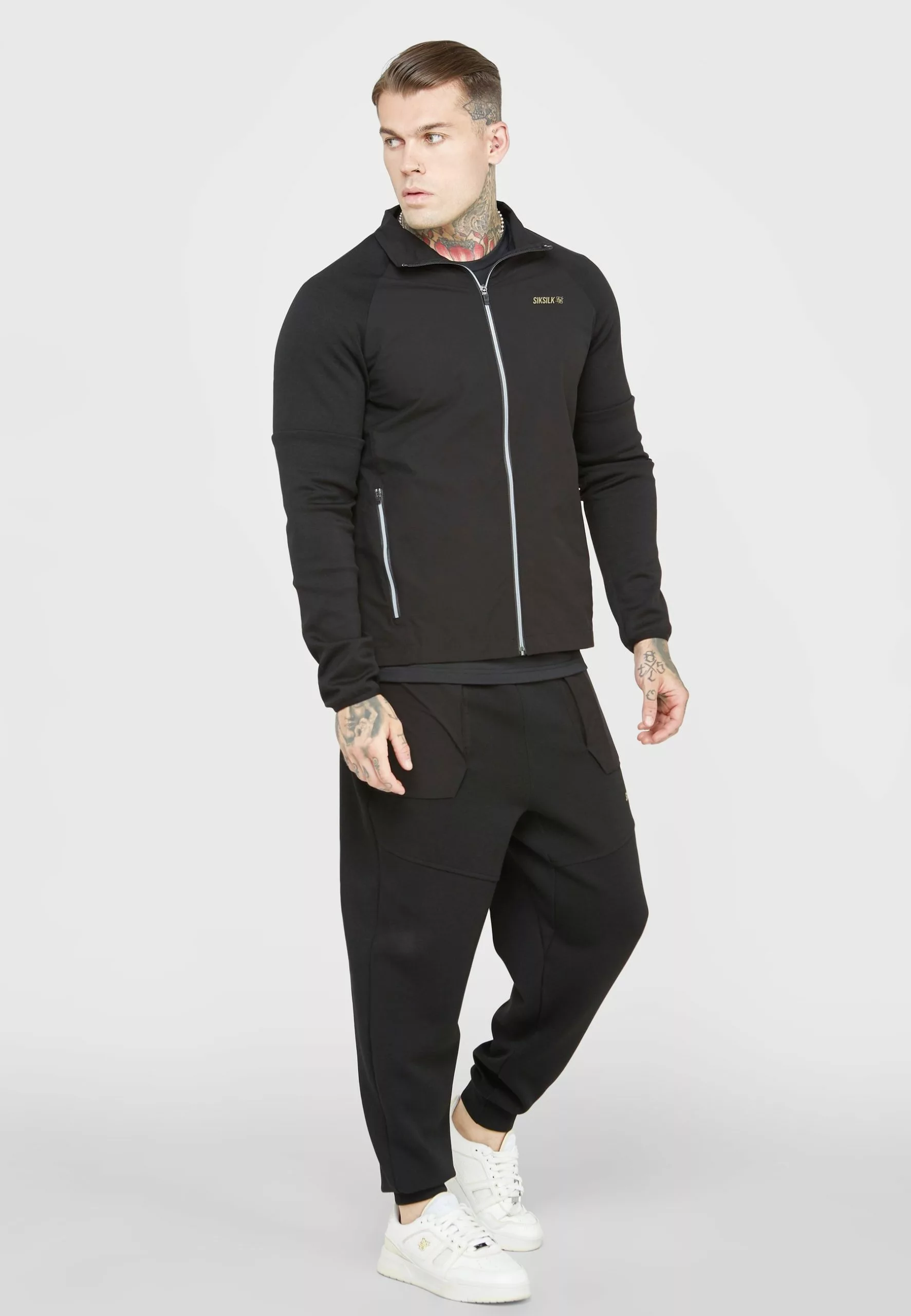 SikSilk Inject - Sweater Met Rits - Black 6 SikSilk Inject - Sweater Met Rits - Black - Afbeelding 4