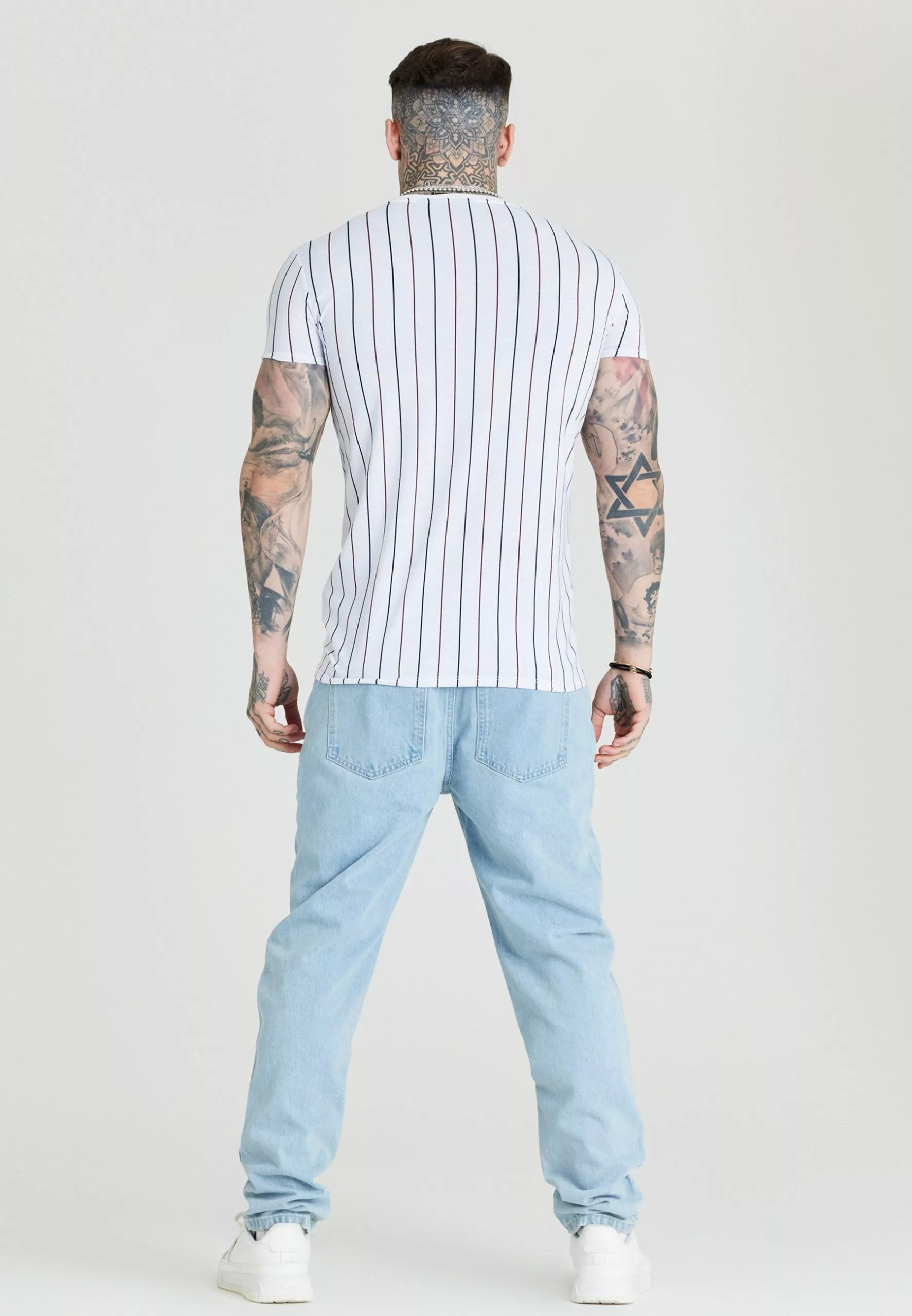 SikSilk Tee - T-Shirt Print - Black/Red/White 5 SikSilk Tee - T-Shirt Print - Black/Red/White - Afbeelding 3