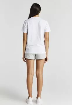 SikSilk Branded Tee - T-Shirt Print - White -Outlet SikSilk Winkel 9d192f1d086c43138e131bbf026990d2