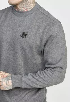 SikSilk Core- Sweater - Dark Grey Mrl -Outlet SikSilk Winkel 9d92f9a2ea904f0ab2eb98c980b3b7fa