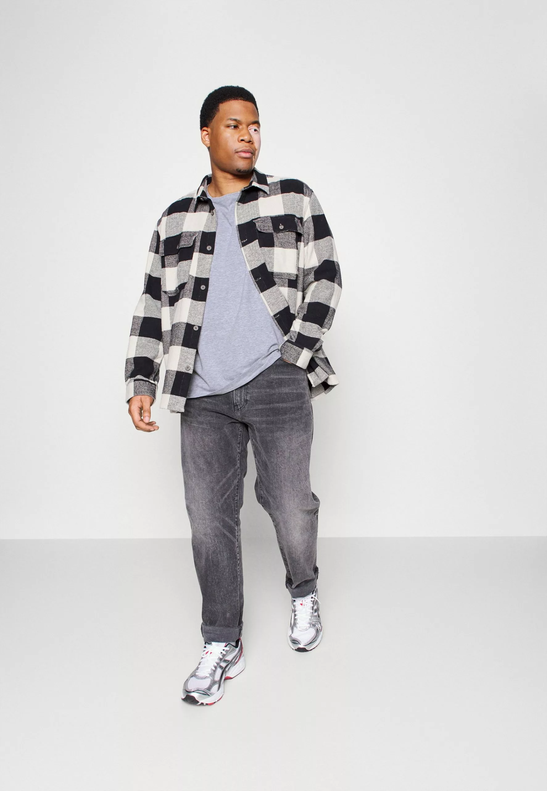 SikSilk Extended Gym Tee - Longsleeve - Grey Marl 4 SikSilk Extended Gym Tee - Longsleeve - Grey Marl - Afbeelding 2