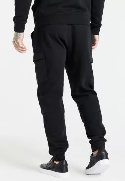 SikSilk Cargo Jogger - Trainingsbroek - Black -Outlet SikSilk Winkel 9eb4602956b8403eaa0ce1788965d063