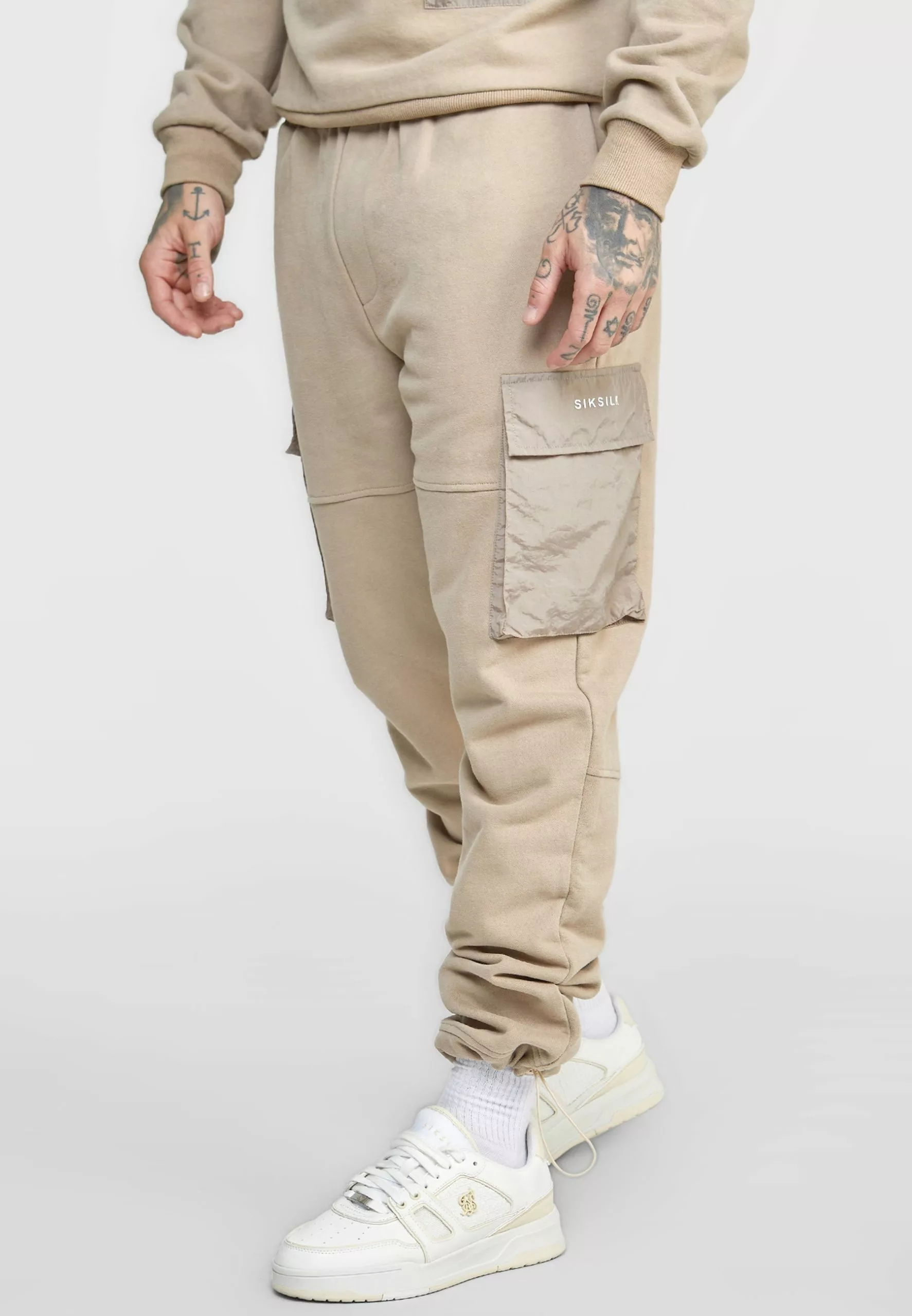 SikSilk Cargobroek - Tan 3 SikSilk Cargobroek - Tan