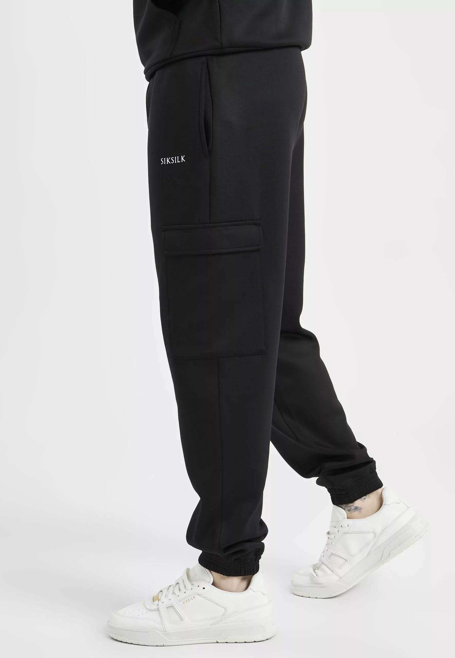 SikSilk Cargobroek - Black 6 SikSilk Cargobroek - Black - Afbeelding 4