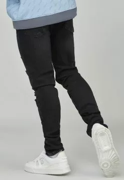 SikSilk Slim Fit Jeans - Black -Outlet SikSilk Winkel a0219ba28e914c478e9a8302c21d9d96