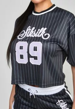 SikSilk Cropped - T-Shirt Print - Anthracite -Outlet SikSilk Winkel a027e15b4cef410dae7fd7b7ff83fd7f