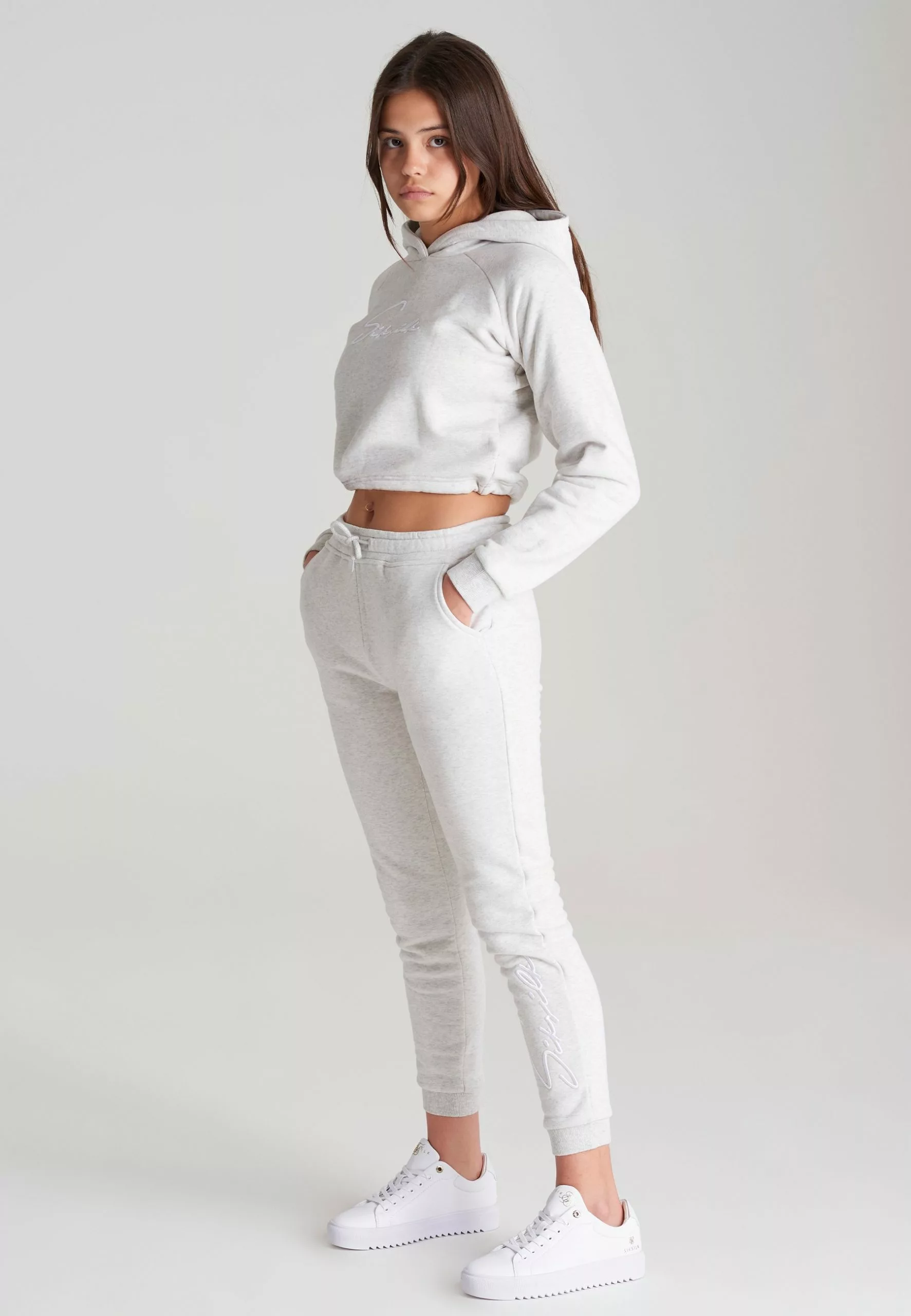 SikSilk Hoodie - Grey Marl 5 SikSilk Hoodie - Grey Marl - Afbeelding 3