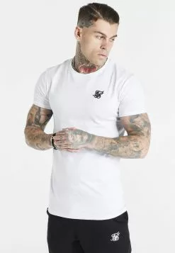 SikSilk Gym Tee - T-Shirt Basic - White