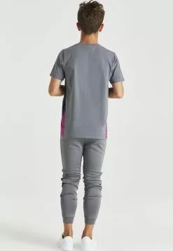 SikSilk Navigate Side Panel - T-Shirt Basic - Grey -Outlet SikSilk Winkel a66a64ad3c3f428d9e9d99fdf6132405