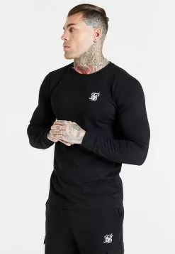 SikSilk Gym Tee - Longsleeve - Black
