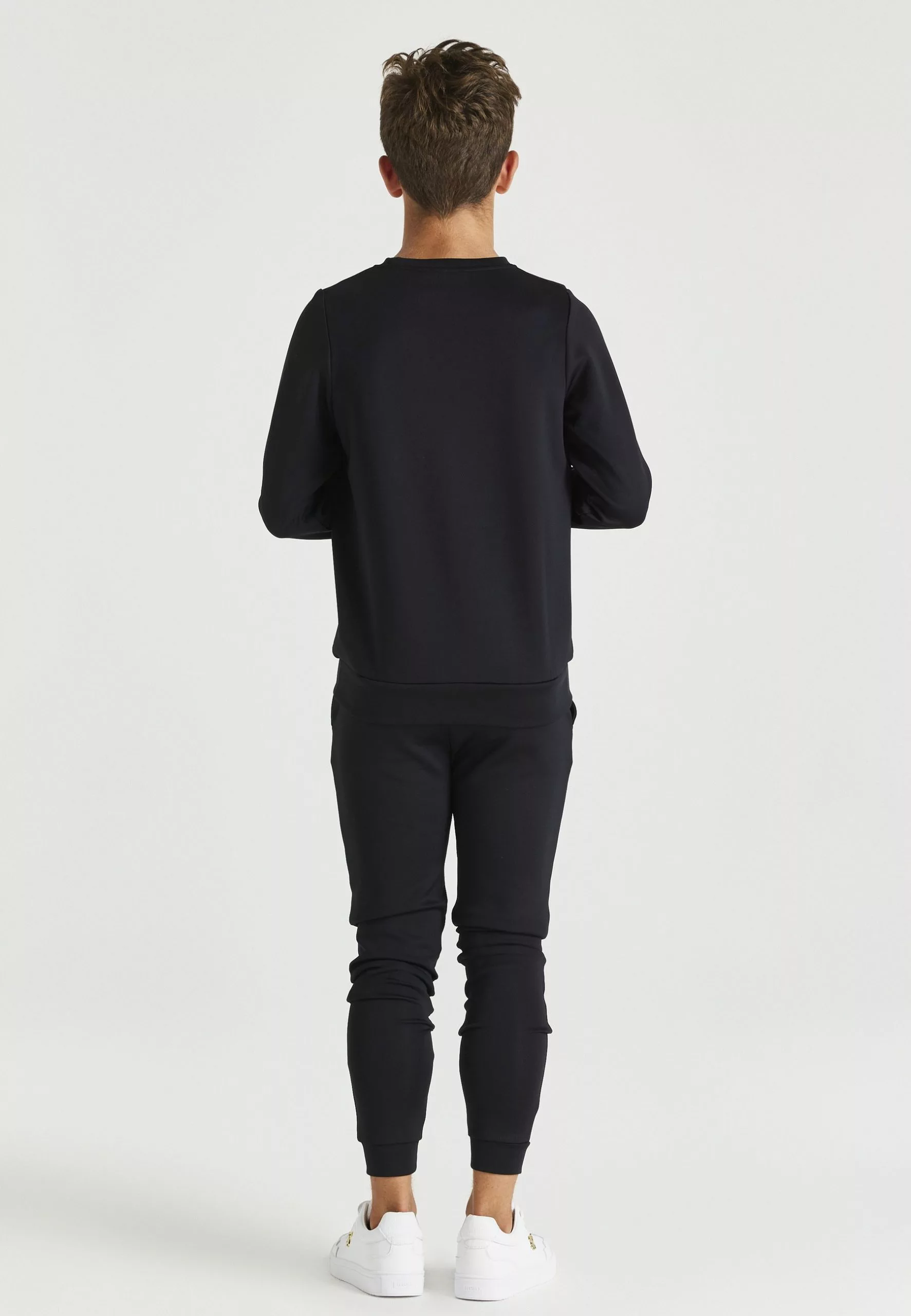 SikSilk Poly Crew Twin Set - Trainingspak - Black 5 SikSilk Poly Crew Twin Set - Trainingspak - Black - Afbeelding 3