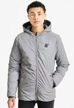 SikSilk Reversible Bubble - Winterjas - GreySilver -Outlet SikSilk Winkel aac68ec60a8d4c2680da8656d4052ca1
