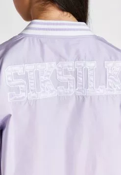 SikSilk Varsity - Bomberjacks - Purple/White -Outlet SikSilk Winkel b409627834b0497285dabd4f60f2b9b2
